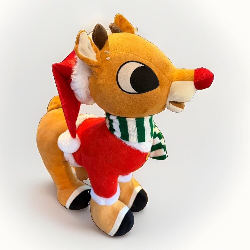 Rudolph the Red-Nosed Reindeer 21” Holiday Greeter Plush Christmas NWT